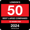 Top 50 Large London Companies to Work For